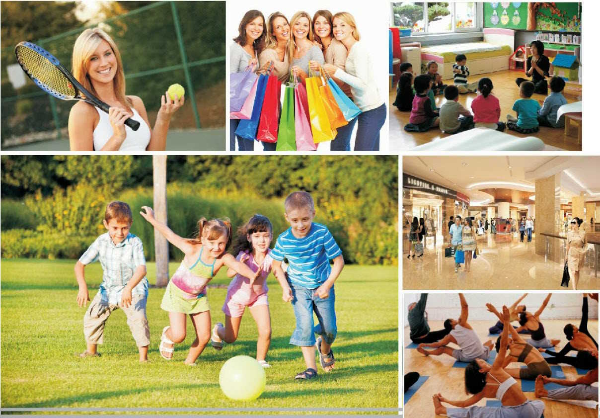 Tiện ích nội khu: công viên, sân chơi, lối dạo bộ tại An Khánh Economy