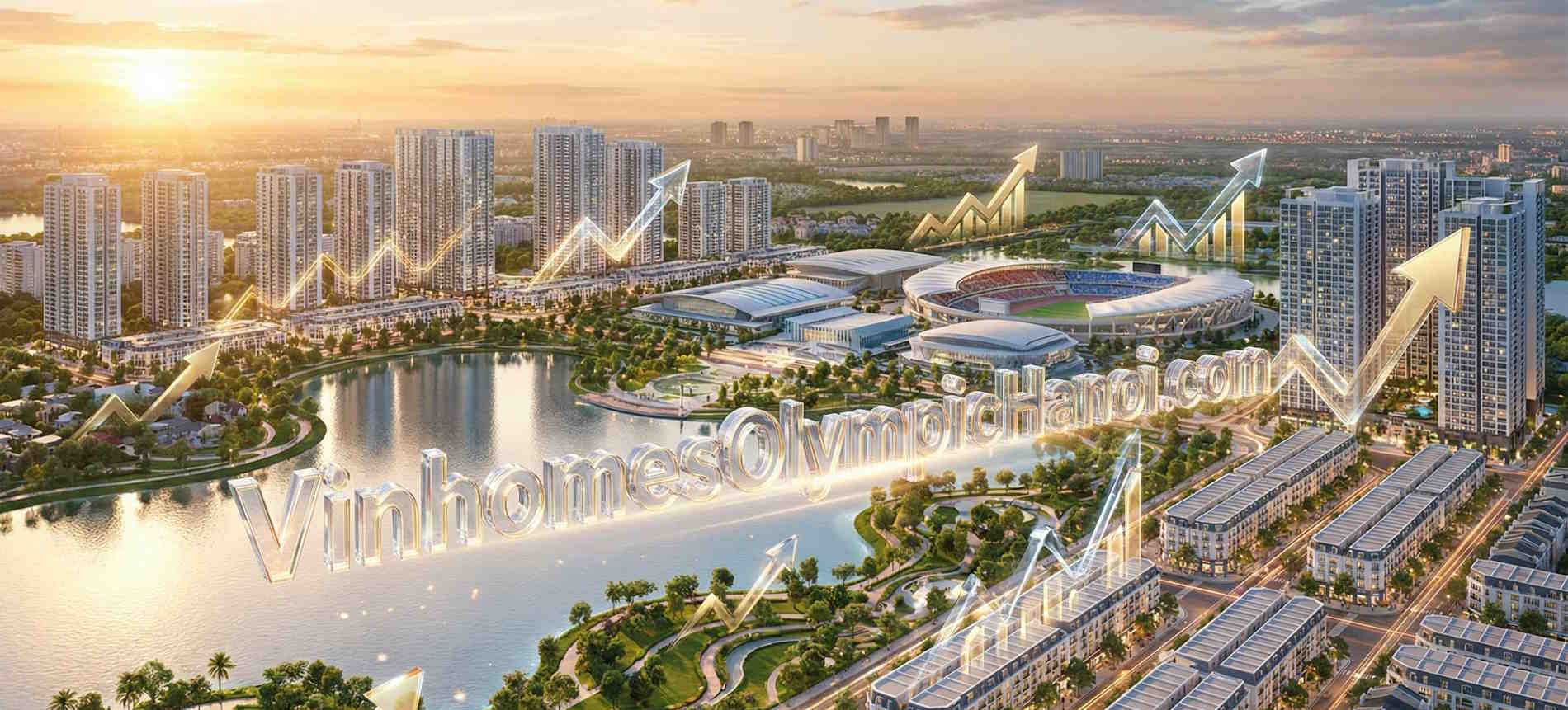 Phối cảnh khu đô thị thể thao Olympic - Vinhomes Olympic Hà Nội