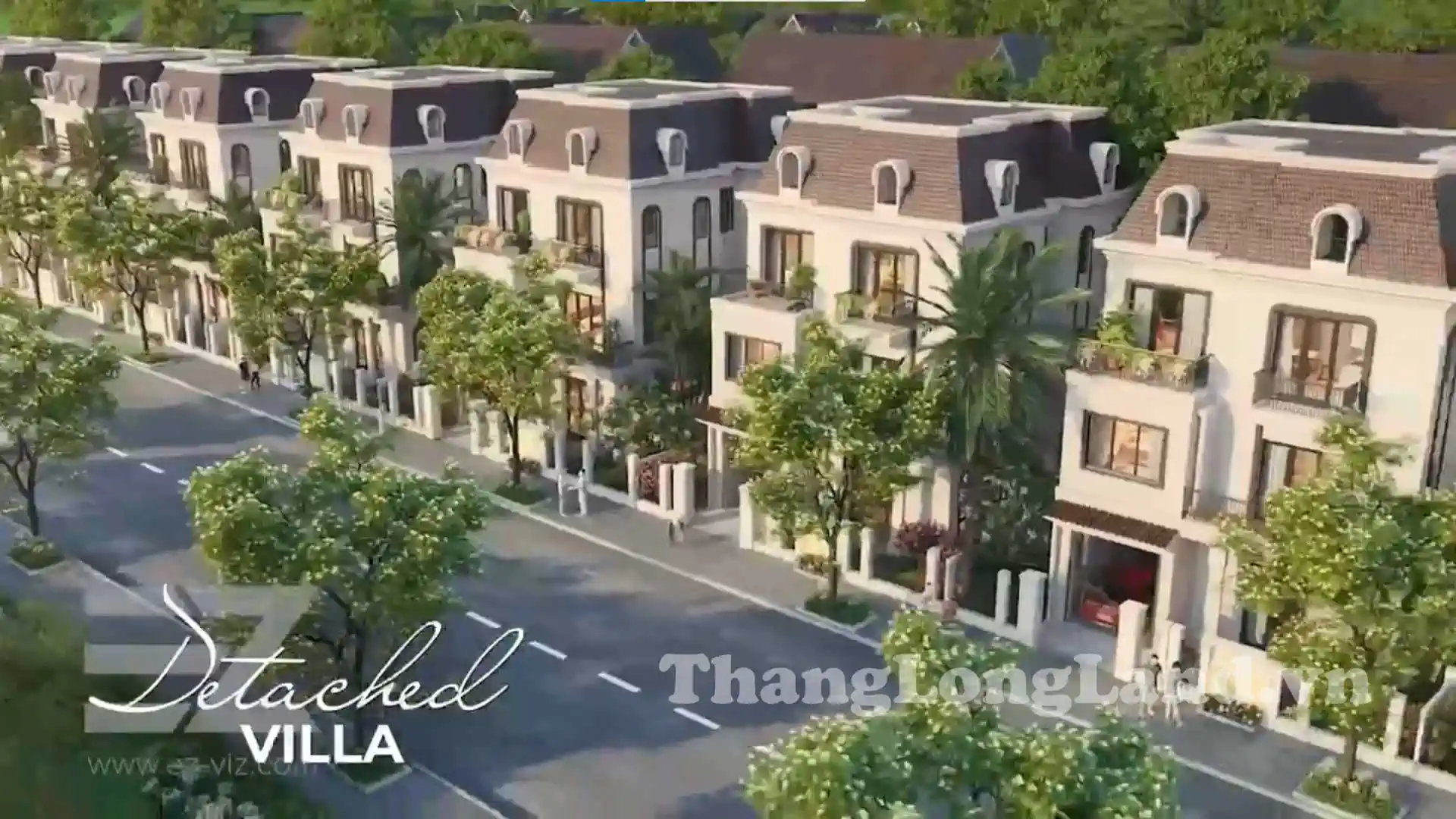 Biệt thự song lập Pearl Rivera Hà Nội tại Làng Hoa Tiền Phong