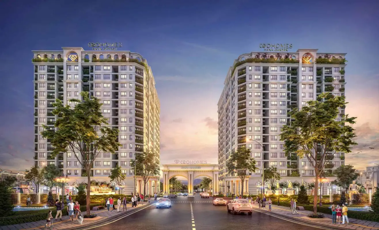 Cổng chào CEOHomes Hana Garden City tại xã Quang Minh Mê Linh