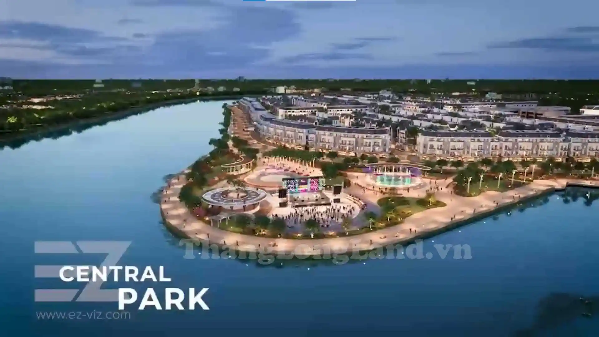 Công viên trung tâm Pearl Rivera Hà Nội Mê Linh
