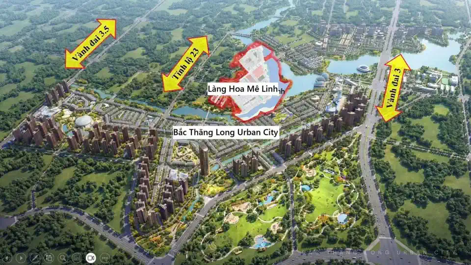 Kết nối hạ tầng Pearl Rivera Hà Nội với Vành đai 3 Vành đai 3.5 và Tỉnh lộ 23