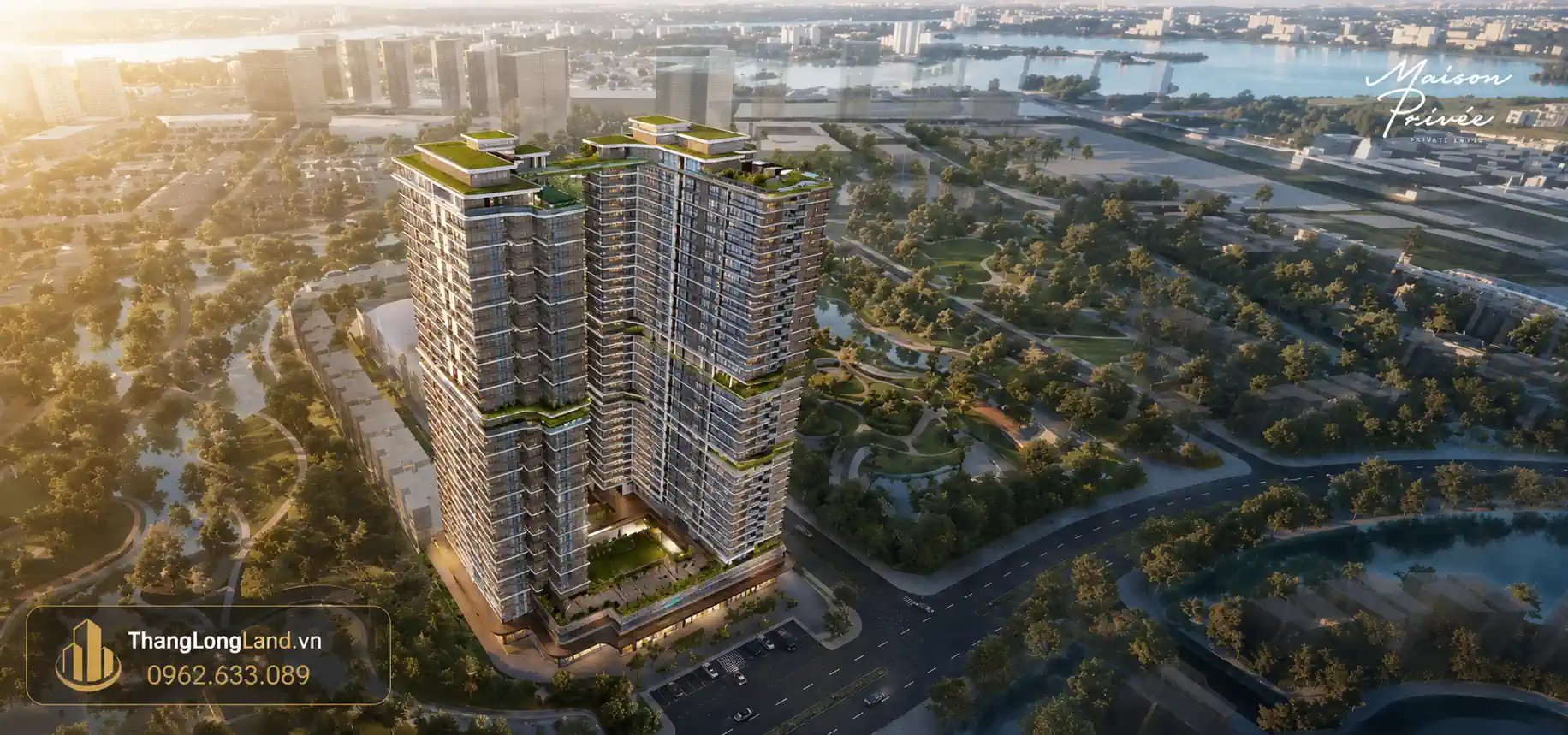 Phối cảnh Maison Privée Ciputra – Dự án căn hộ hạng sang của CapitaLand tại Tây Hồ