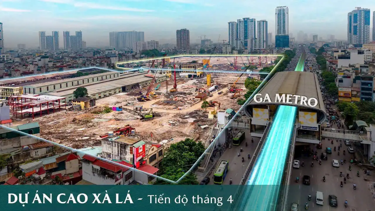 Hanoi Seasons Garden - ngay sát ga Metro trên trục Nguyễn Trãi