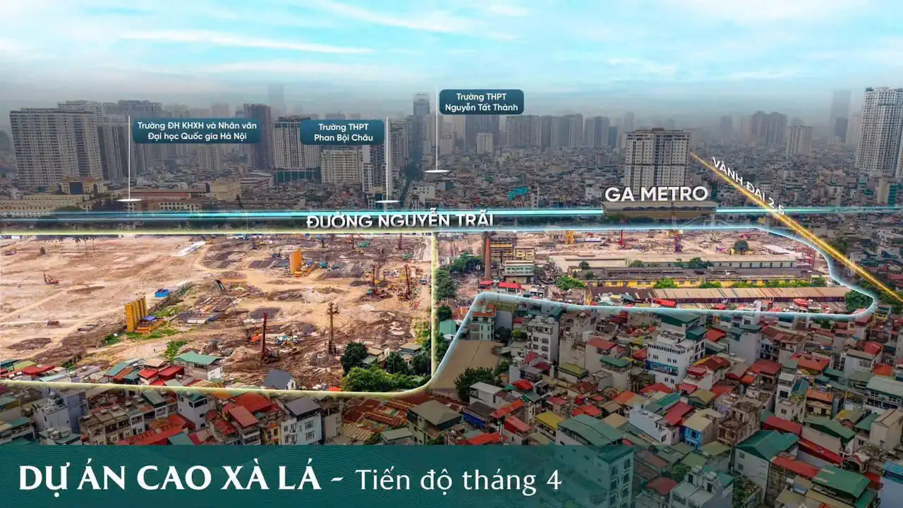 Tiến độ Hanoi Seasons Garden Nguyễn Trãi