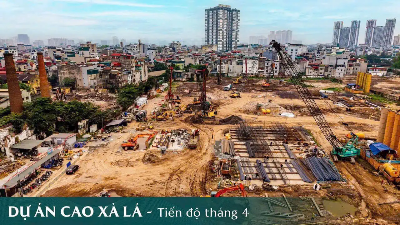 Tiến độ Hanoi Seasons Garden Nguyễn Trãi