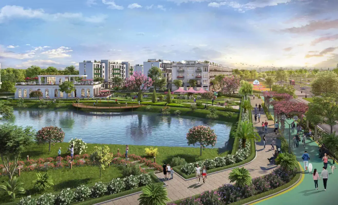 Khu vườn tình yêu tại CEOHomes Hana Garden City