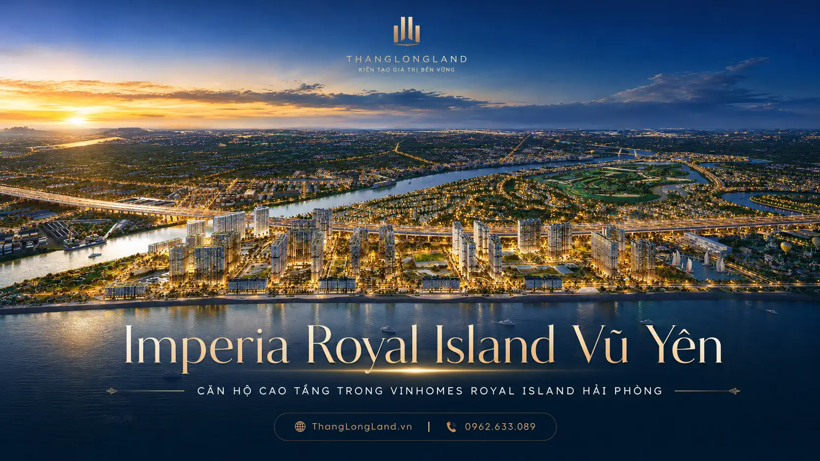 Imperia Royal Island Vũ Yên | Căn hộ cao tầng Vinhomes Royal Island Hải Phòng